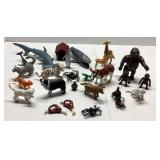 Plastic Animal Figurines in Various Species