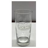 Jim Beam Racing Indianapolis 500 Clear Glass Tumbl