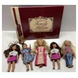 American Girl Family Album with Five Mini Dolls