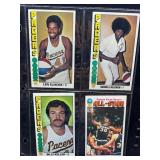 1974 ABA Indiana Pacers Basketball Trading Cards S