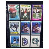Baseball and Football Cards Including Johnny Bench