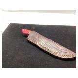 Fixed-Blade Knife with Sheath, 8 Inches Long