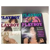1980s Playboy Magazines Featuring Various Covers