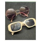 Vintage Sunglasses With Round and Square Frames