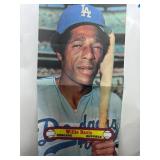 1972 Topps Willie Davis Poster #1 LA Dodgers Pack