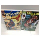 Two Spider-Man Comic Books in Protective Sleeves