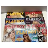 1986 Complete Set of Playboy Magazines