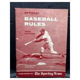1959 MLB Official Baseball Rules Book Published by