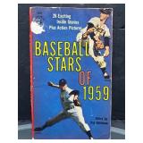 1959 Baseball Stars Book Featuring Warren Spahn