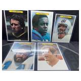 1980 NFL Football Large Cards Featuring Notable Pl