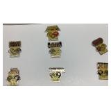 Seven Super Bowl XXXII Commemorative Pins