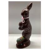 Approximately 13-Inch Tall Decorative Brown Rabbit