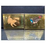 2 Books of Stamps from 1965 and 1971 with Animal M