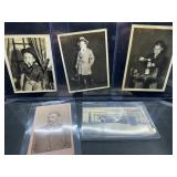 Five Vintage Portrait Photographs, Various Subject