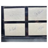 4 MLB Autographs by Frank Tananna, Lee Smith, Al O