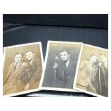 Four Vintage Photographs Featuring Men with Early