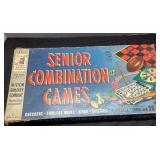 Vintage 1956 Milton Bradley Senior Combination Gam