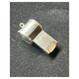 Sterling Silver Whistle Without Ball, Hallmarked 9