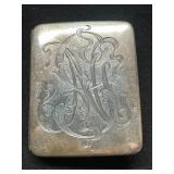 Vintage Sterling Silver Pocket Photo Frame with Or