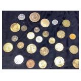 Tokens in Various Sizes and Materials