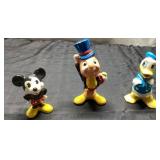 Vintage Disney Characters Figurines, 3 to 5 Inches