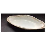Limoges Porcelain Bowl with Floral Pattern, 5 x 9
