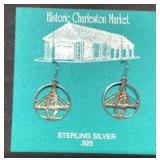 Sterling Silver 925 Earrings from Historic Charles