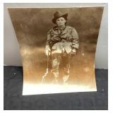 Photographic Print of Outlaw with Historical Text