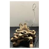 Vintage Piano Rollers with Metal Framework