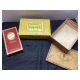 Four Vintage Cigar Boxes from Hamilton-Harris & Co
