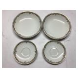 T&V Limoges France Handpainted China Plates and Sa
