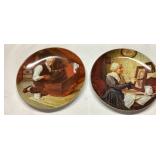 Two Knowles Collector Plates by Norman Rockwell
