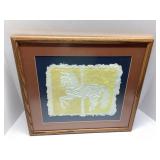 Framed Art Piece Titled 