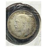 1933 British One Florin Coin Featuring King George