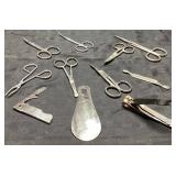 Metal Manicure and Grooming Tools, 12 Pieces