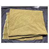 Vintage Military Blanket in Olive Green Wool Mater