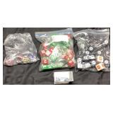 Polyhedral Dice in Baggies and Plastic Case