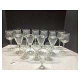 Glassware Ranging from 4 to 7 1/2 Inches
