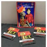 E.T. Jewelry Card with Empty Trading Card Packs