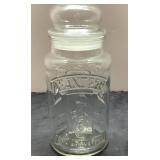 Planters Peanuts Glass Jar With Lid, Approximately