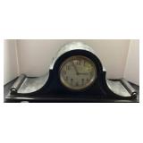 Harrington Company Mantel Clock with Wooden Case