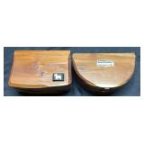 Two Wooden Keepsake Boxes