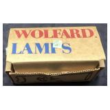 Wolfard Hand-Blown Glass Oil Lamp in Original Box