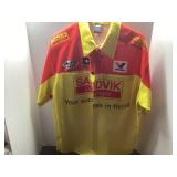 Sandvik Coromant Racing-Themed Shirt with Logos, S
