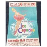 Ice Capades Poster, Assembly Hall, April 16-20