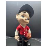 1972 Hand-Painted Ceramic Baseball Figurine by Wil
