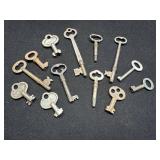 Skeleton Keys in Various Shapes and Sizes