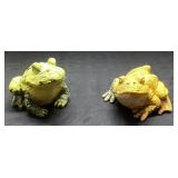 Painted Frog Figurines, Approximately 3 Inches Tal