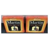 Martin Cryogenic Acoustic Guitar Strings, Two Sets