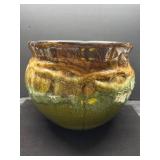 Vintage Roseville Pottery Co Planter with Multicol